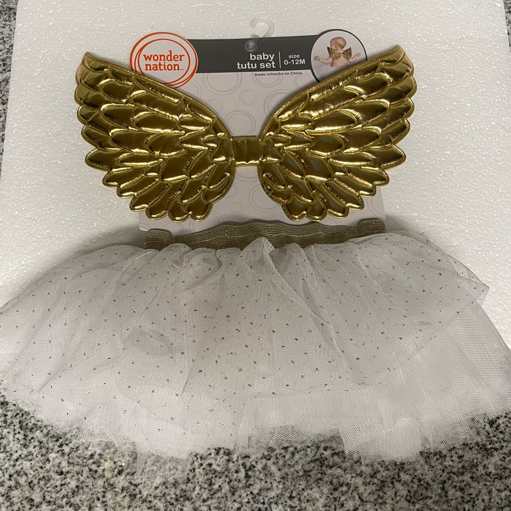 Wonder Nation Angel Outfit for, 1st photo, 1st Photo Shoot or Professional Pics